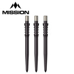 32mm Sniper Points - Smooth - Black - Points Only - Mission Darts