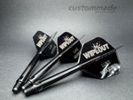 Personalised K-Flex Flights - No.6 - Black