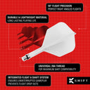 Personalised K-SHIFT Flights - No.2 - White