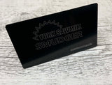 Logo Swatch Card - Laser Engraving