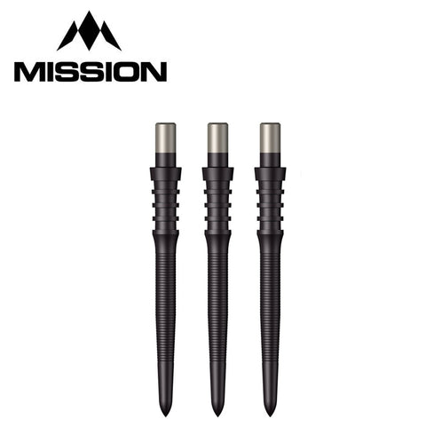 28mm Sniper Points - Micro Grip - Black - Points Only - Mission Darts