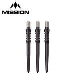 28mm Sniper Points - Smooth - Black - Points Only - Mission Darts