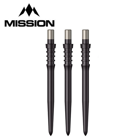32mm Sniper Points - Smooth - Black - Points Only - Mission Darts
