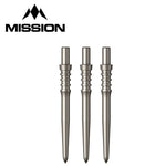 28mm Sniper Points - Smooth - Silver - Points Only - Mission Darts