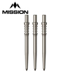 32mm Sniper Points - Smooth - Silver - Points Only - Mission Darts